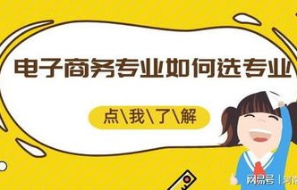 电子商务可以选的专业