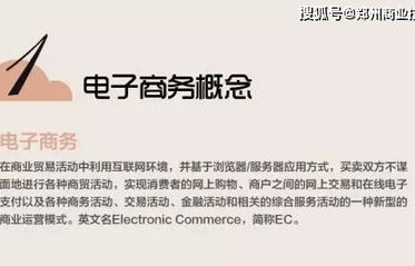 电子商务专业知识模块