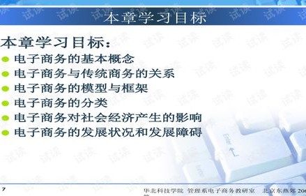电子商务 专业 课程 介绍ppt